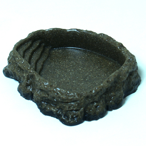 JIF 파충류 스톤 암석물그릇(소)