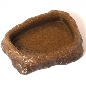 JIF 암석모양 중형 물그릇/데져트샌드